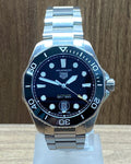 Tag Heuer Aquaracer Professional 300 Automatic Black Dial Silver Steel Strap Watch for Men - WBP201A.BA0632