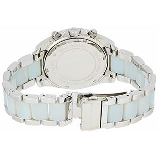 Michael Kors Blair Silver Dial Two Tone Steel Strap Watch for Women - MK6137