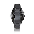 Fossil Bronson Chronograph Black Dial Black Steel Strap Watch for Men - FS5876