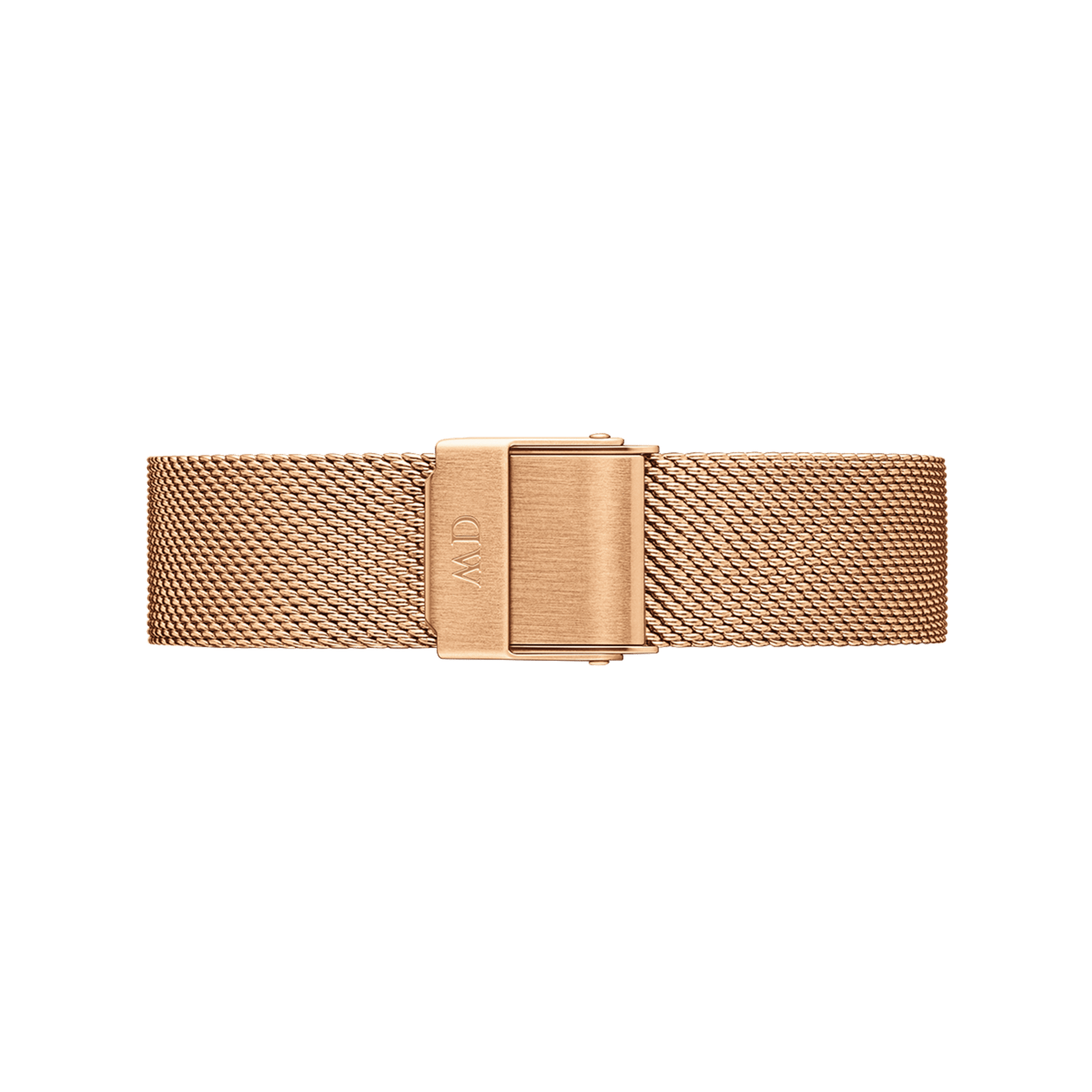Daniel Wellington Classic Petite Melrose Black Dial Rose Gold Mesh Bracelet Watch For Women - DW00100217