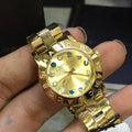 Marc Jacobs Amy Dexter Gold Dial Gold Steel Strap Watch for Women - MBM3218