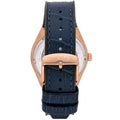 Maserati Triconic Skeleton Black Dial Blue Leather Strap Watch For Men - R8821139001