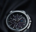 Maserati Successo Solar Edition Black Dial Silver Steel Strap Watch For Men - R8873645003