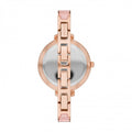 Michael Kors Jaryn Analog Gold Dial Pink Steel Strap Watch For Women - MK4343
