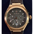Maserati Triconic Chronograph Grey Dial Brown Leather Strap Watch For Men - R8871639003
