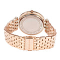 Michael Kors Darci Black Dial Rose Gold Steel Strap Watch for Women - MK3402