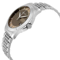 Gucci G Timeless Brown Dial Silver Steel Strap Watch For Women - YA126503