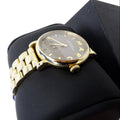 Marc Jacobs Baker Brown Dial Gold Steel Strap Watch for Women - MBM8631