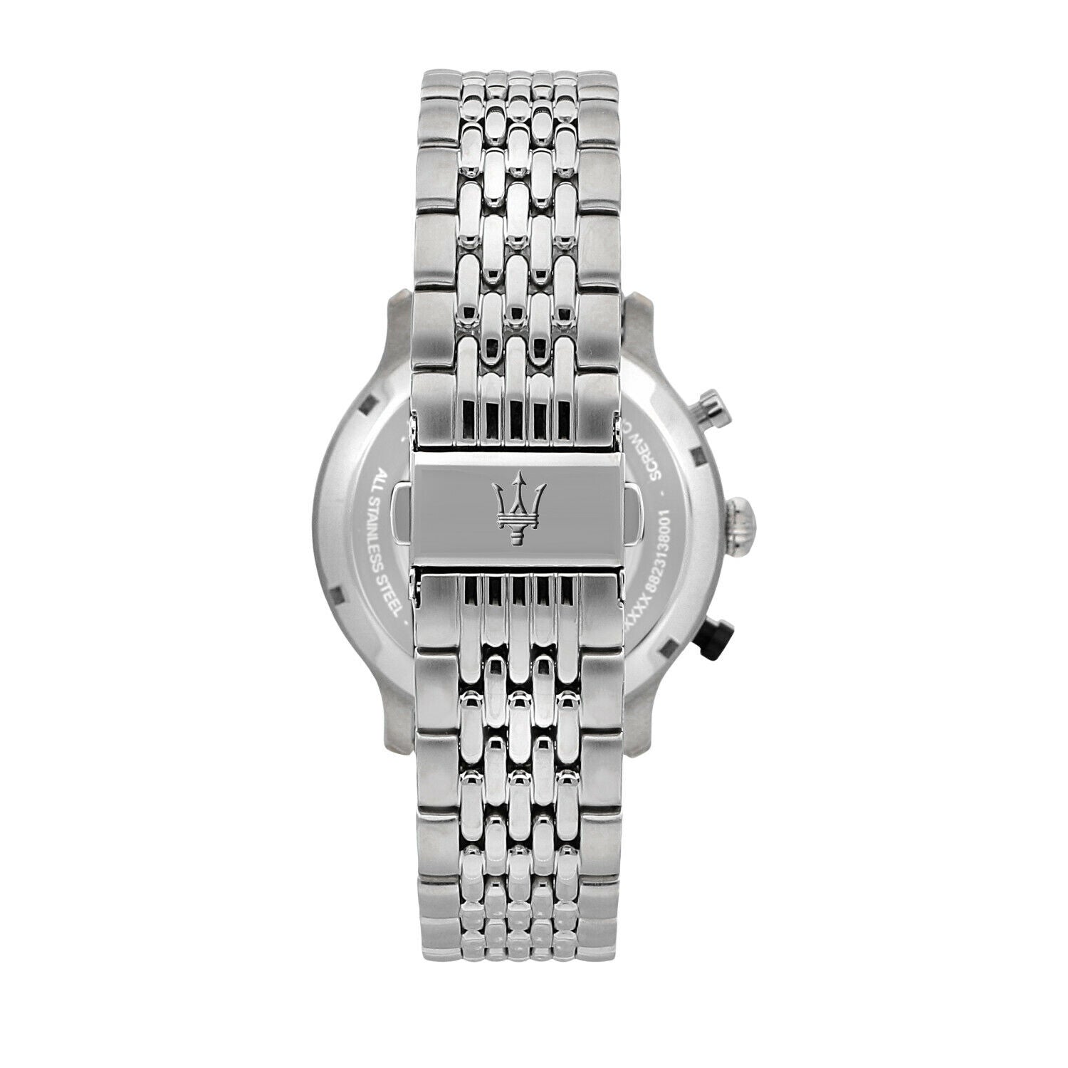 Maserati Legend Chronograph Black Dial Stainless Steel Watch For Men - R8873638001