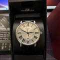 Tissot Carson Premium Silver Dial Black Leather Strap Watch For Men - T122.410.16.033.00