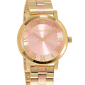 Michael Kors Norie Gold Dial Two Tone Steel Strap Watch for Women - MK3586