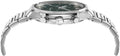Salvatore Ferragamo Sapphire Chrono Green Dial Silver Steel Strap Watch for Men - SFME00421