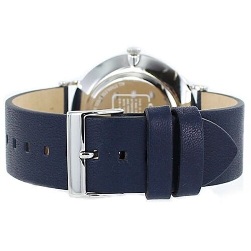 Coach Charles Grey Dial Black Leather Strap Watch for Men - 14602150