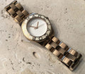 Marc Jacobs Amy White Dial Gold Steel Strap Watch for Women - MBM3051