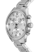 Tissot Chrono XL Classic Silver Dial Silver Steel Strap Watch For Men - T116.617.11.037.00