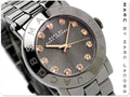 Marc Jacobs Rock Crystal Grey Dial Grey Steel Strap Watch for Women - MBM8596