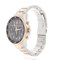 Maserati SFIDA Chronograph Black Dial Two Tone Steel Strap Watch For Men - R8873640002