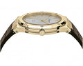 Salvatore Ferragamo F-80 Classic Silver Dial Brown Leather Strap Watch for Men - SFDT00419
