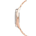 Swarovski Crystalline Aura Silver Dial Rose Gold Steel Strap Watch for Women - 5519459