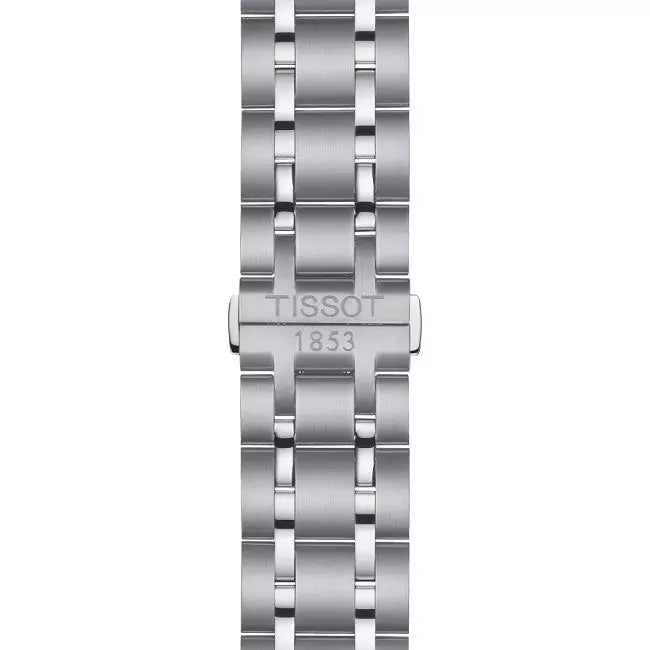 Tissot Couturier Chronograph White Dial Silver Steel Strap Watch For Men - T035.617.11.031.00