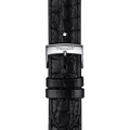 Tissot Everytime Medium Black Dial Black Leather Strap Watch For Men - T109.410.16.053.00