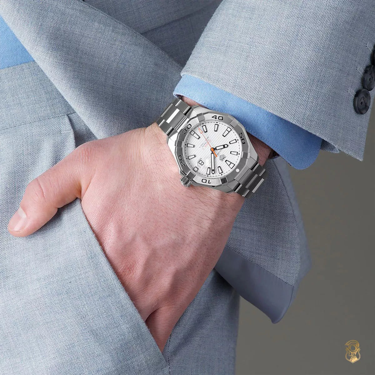 Tag Heuer Aquaracer White Dial Watch for Men - WAY2013.BA0927