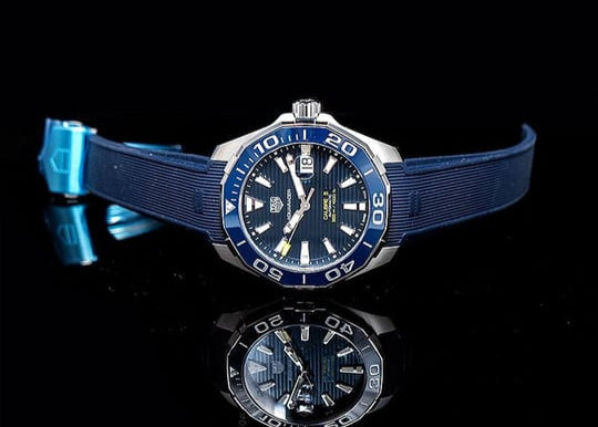 Tag Heuer Aquaracer Blue Dial Watch for Men - WAY201B.FT6150