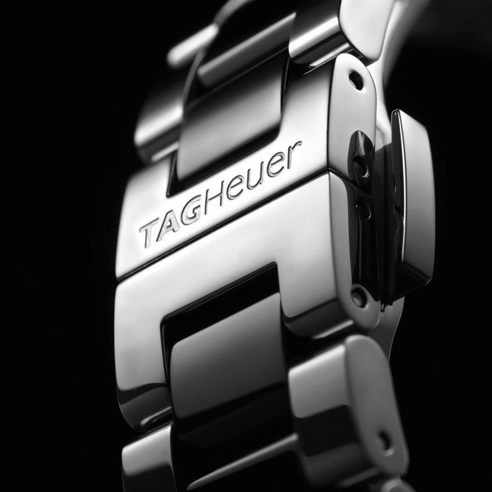 Tag Heuer Aquaracer Quartz Diamonds Black Dial Two Tone Steel Strap Watch for Women - WAY131G.BA0913