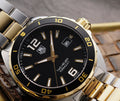 Tag Heuer Formula 1 Quartz Black Dial Two Tone Steel Strap Watch for Men - WAZ1121.BB0879