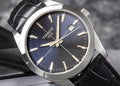 Tissot Gentleman Black Dial Black Leather Strap Watch For Men - T127.410.16.051.00