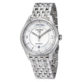 Tissot T Classic T One Automatic Silver Dial Silver Steel Strap Watch For Men - T038.430.11.037.00