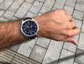 Tissot Chrono XL Vintage Blue Dial Brown Leather Strap Watch For Men - T116.617.16.042.00