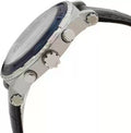 Guess Pinnacle Chronograph Quartz Blue Dial Brown Leather Strap Watch For Men - W0673G1