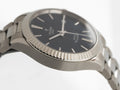 Tudor Style Automatic Blue Dial Silver Steel Strap Watch for Men - M12710-0013