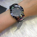 Marc Jacobs Amy Grey Dial Grey Steel Strap Watch for Women - MBM3196