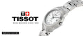 Tissot T Classic PR100 Watch Ladies White Dial Stainless Steel For Women - T049.210.11.017.00