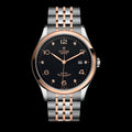 Tudor 1926 Automatic Diamonds Black Dial Two Tone Steel Strap Watch for Men - M91651-0004