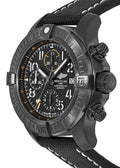Breitling Avenger Chronograph 45mm Night Mission Black Dial Black Nylon Strap Watch for Men - V13317101B1X1