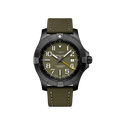 Breitling Avenger Automatic GMT 45 Night Mission Green Dial Green Nylon Strap Watch for Men - V323952A1L1X1