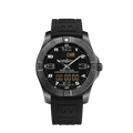 Breitling Aerospace Evo Black Dial Black Rubber Strap Watch for Men - V79363101B1S1