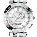Versace Aion Chronograph White Dial Silver Steel Strap Watch for Men - VBR040017