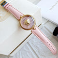 Versace Palazzo Empire Pink Dial Pink Leather Strap Watch for Women - VCO030017