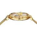 Versace Palazzo Empire Greca White Dial Gold Mesh Bracelet Watch for Women - VEDV00619
