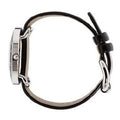 Marc Jacobs Amy Black Dial Black Leather Strap Watch for Women - MBM1163
