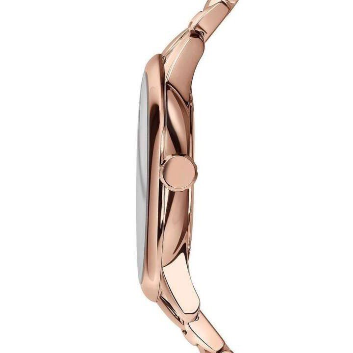 Burberry The Classic Rose Gold Dial Rose Gold Steel Strap Watch for Men - BU10013