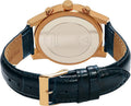 Guess Analog Blue Dial Blue Leather Strap Watch For Men - W0496G4