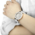 Guess Overdrive Analog White Dial White Rubber Strap Watch for Women - W10614L2