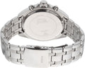 Guess Surge Chronograph Black Dial Silver Steel Strap Watch for Men - W1258G1