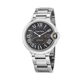 Cartier Ballon Bleu de Cartier Black Dial Silver Steel Strap Watch for Men - W6920042