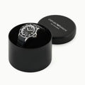 Emporio Armani Sea Explorer Automatic Black Dial Black Silicone Strap Watch For Men - AR60078